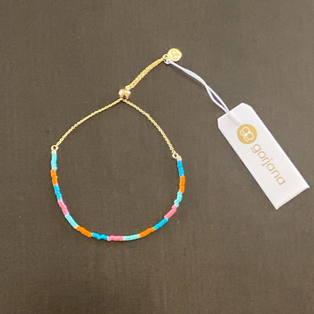 Gorjana Miami Gigi Stripe Adjustable Bracelet 245-201-532-G